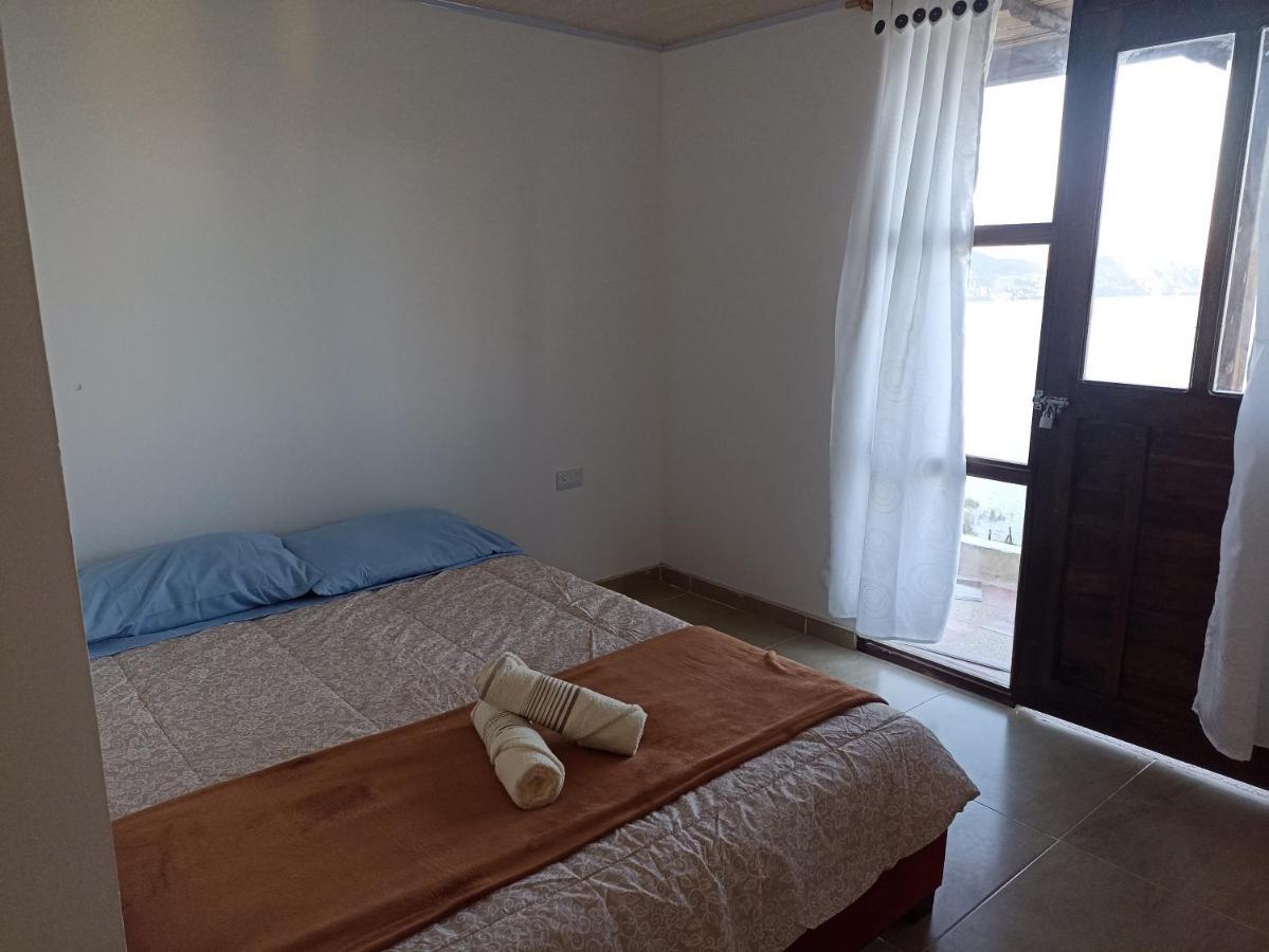 Hotel Tota Eliseo Playa Blanca Lago De Tota Bagian luar foto