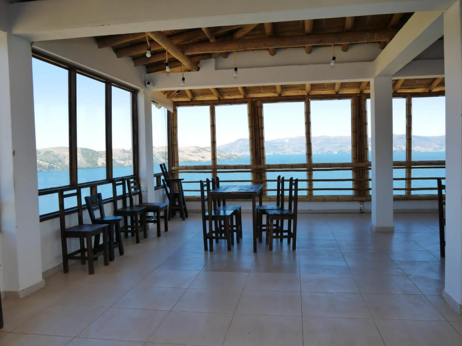 Hotel Tota Eliseo Playa Blanca Lago De Tota Bagian luar foto