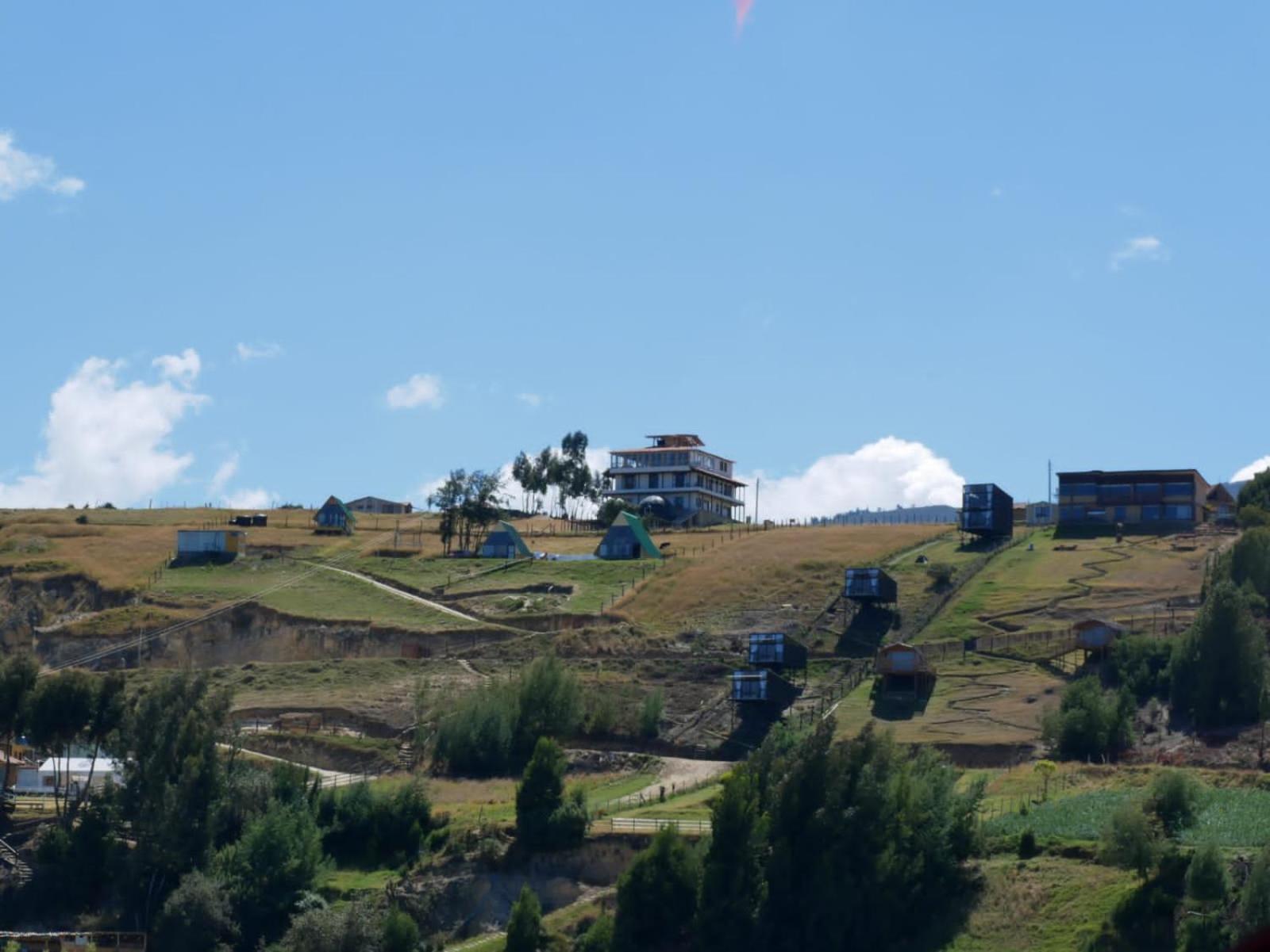 Hotel Tota Eliseo Playa Blanca Lago De Tota Bagian luar foto