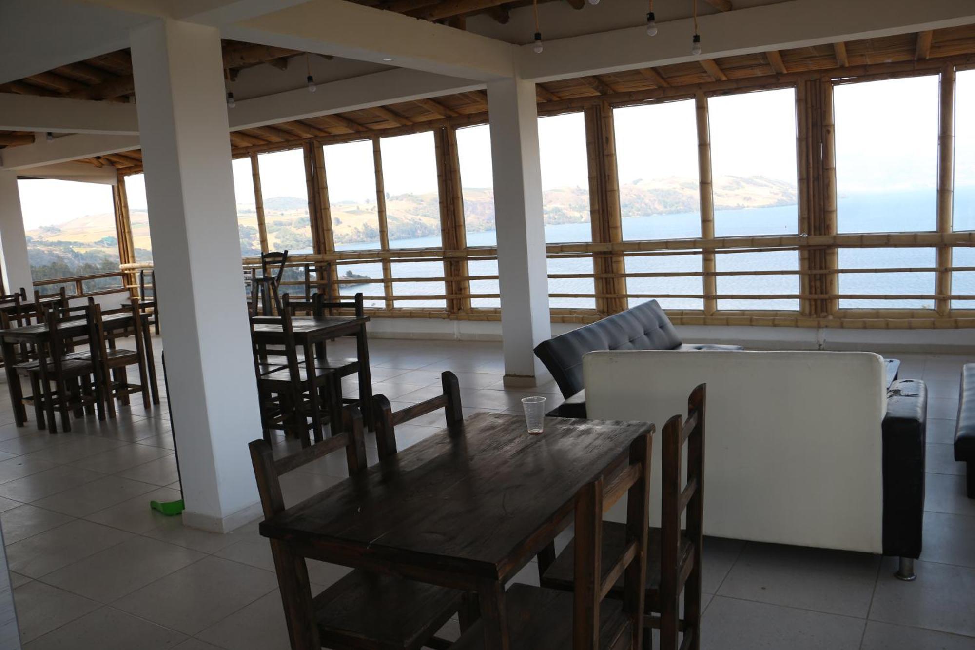 Hotel Tota Eliseo Playa Blanca Lago De Tota Bagian luar foto